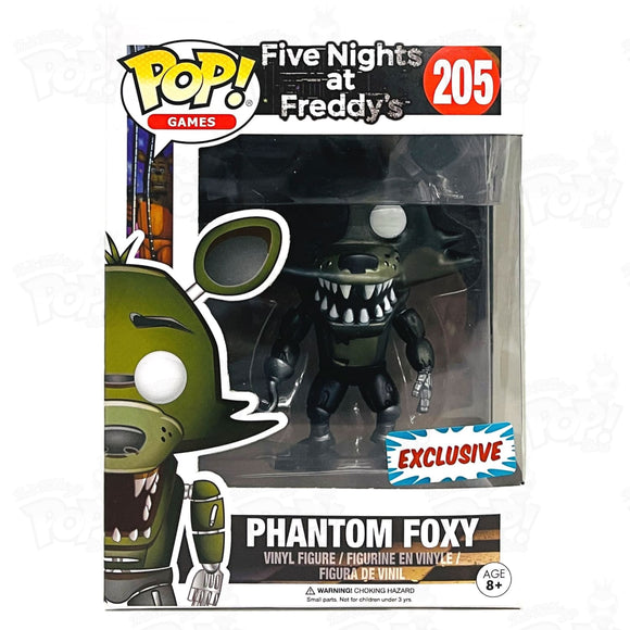 Five Nights At Freddys Phantom Foxy (#205) Exclusive Funko Pop Vinyl