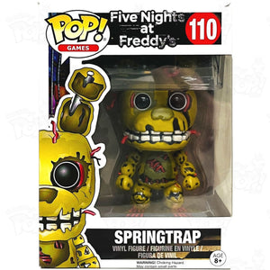 Five Nights At Freddys Fnaf Springtrap (#110) Funko Pop Vinyl