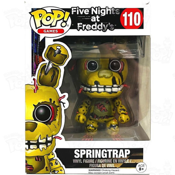 Pop Springtap Five Nights At Freddys Fnaf Springtrap (#110) Funko Pop Vinyl