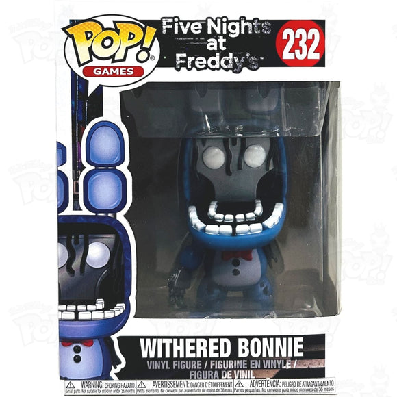 Five Nights At Freddys Fnaf Withered Bonnie (#232) Funko Pop Vinyl