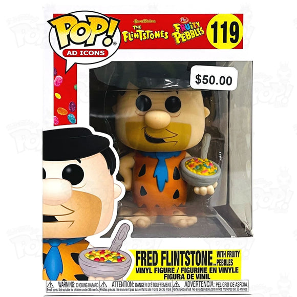 Flintstones Fred With Cereal Bowl (#119) Funko Pop Vinyl