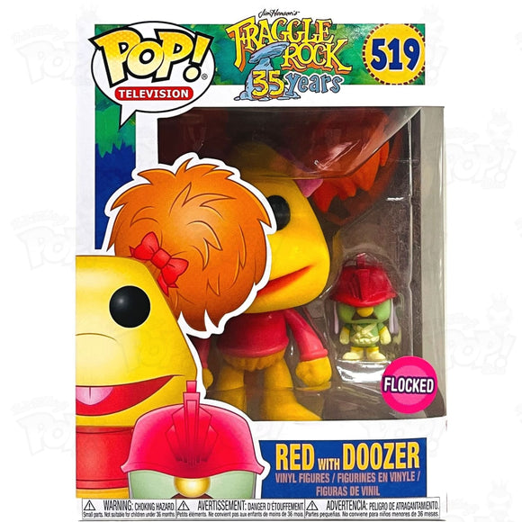 Fraggle Rock Red With Doozer (#519) Flocked Funko Pop Vinyl