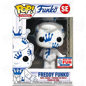 Freddy Funko Art Series (#se) Le 2000Pce Box Of Fun 2021 White & Blue Pop Vinyl