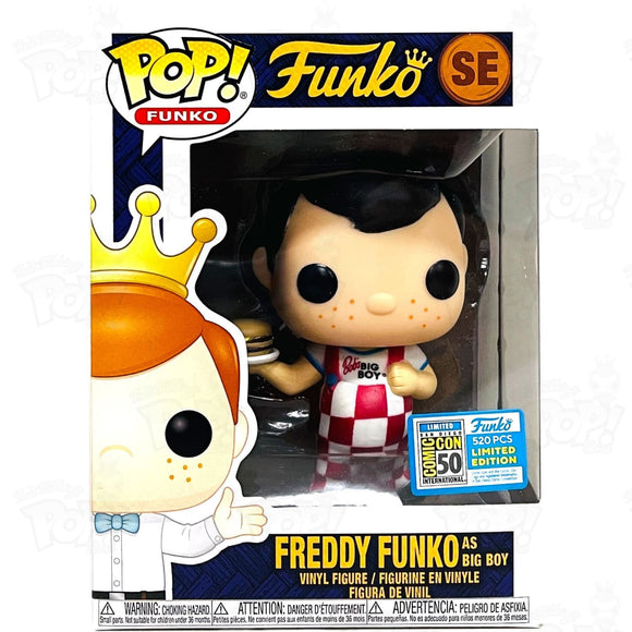 Freddy Funko As Big Boy Red (#se) Le520 Pces 2019 Sdcc Fundays Pop Vinyl