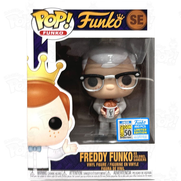 Freddy Funko As Colonel Sanderes (#Se) Sdcc 2019 Pop Vinyl