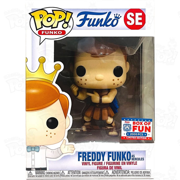Freddy Funko As Hercules (#se) Box Of Fun Pop Vinyl