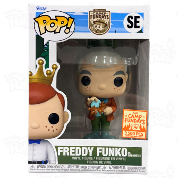 Freddy Funko As Mad Hatter (#Se) Camp Fundays Pop Vinyl