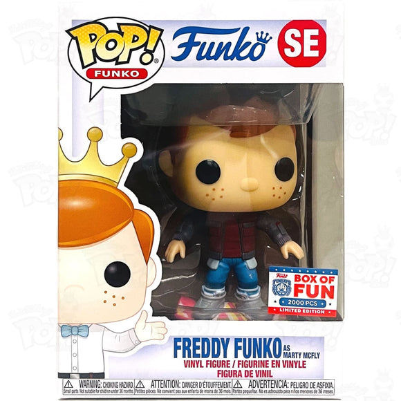 Freddy Funko As Marty Mcfly (#se) Box Of Fun Pop Vinyl