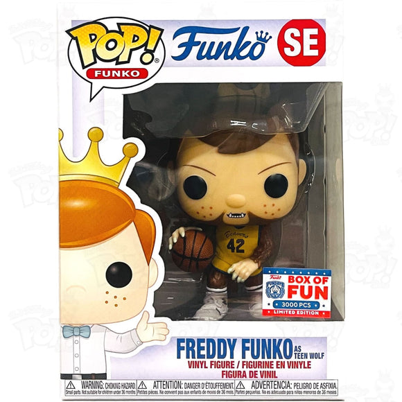 Freddy Funko As Teen Wolf (#se) Box Of Fun Pop Vinyl