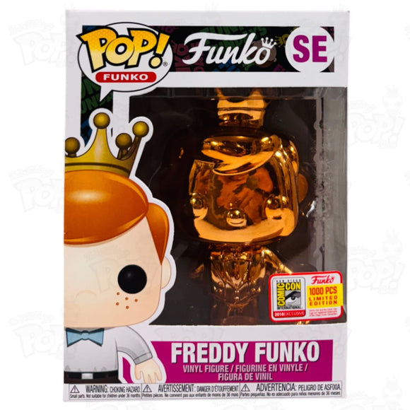 Freddy Funko Orange Chrome (#Se) Pop Vinyl