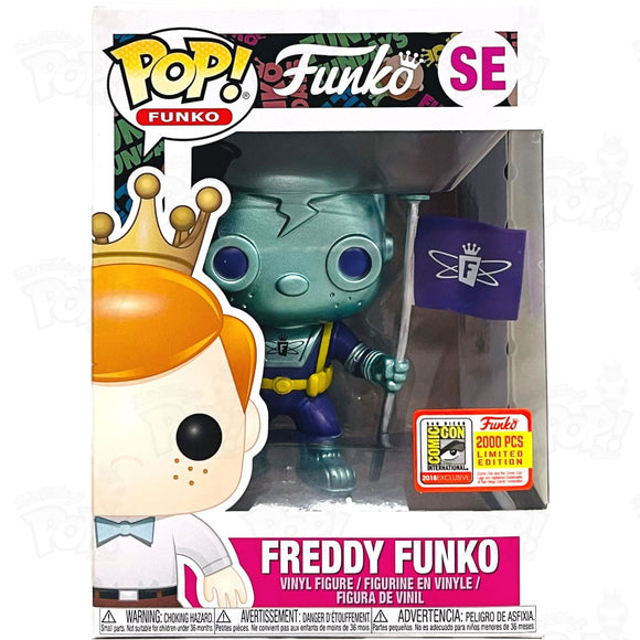 Freddy Funko (#se) Space Robot 2018 Sdcc Pop Vinyl