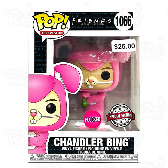 Friends Chandler Bing (#1066) Flocked - That Funking Pop Store!