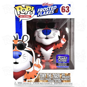 Frosted Flakes Tony The Tiger With Glasses (#63) Hollywood Funko Pop Vinyl