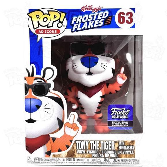Frosted Flakes Tony The Tiger With Glasses (#63) Hollywood Funko Pop Vinyl