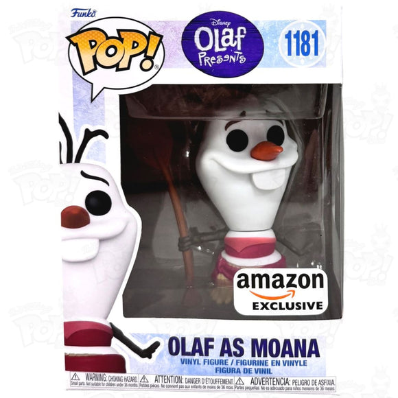 Frozen Olaf As Moana (#1181) Amazon Funko Pop Vinyl