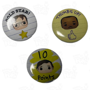 Funko Buttons: The Office 3 Pack