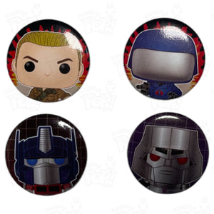 Funko Buttons: Transformers 4 Pack