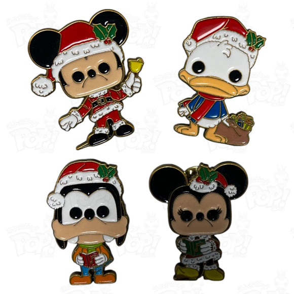 Funko Disney Enamel Pin: Holiday Exclusive Set Of 4