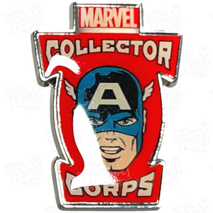 Funko Enamel Pins Marvel Collector Corps: Captain America