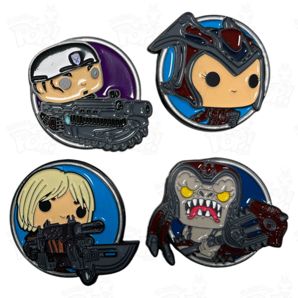 Funko Gears Pop Enamel Pin 4 Set