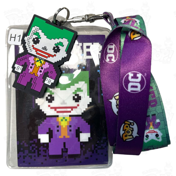 Funko Lanyard Dc Comics: 8-Bit The Joker Gamestop Exclusive