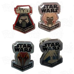 Funko Starwars Enamel Pins 4 Pack