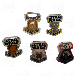 Funko Starwars Enamel Pins 5 Pack