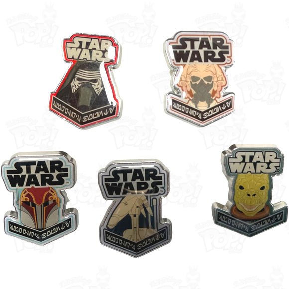 Funko Starwars Enamel Pins 5 Pack