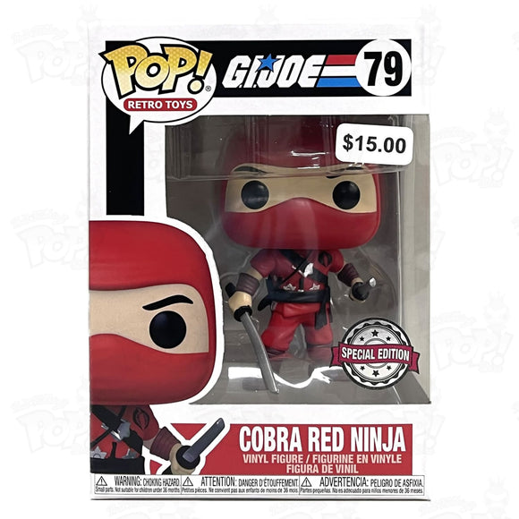 G.I.Joe Cobra Red Ninja (#79) - That Funking Pop Store!