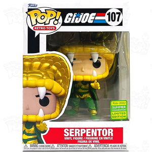 G.i. Joe Serpentor (#107) 2022 Summer Convention Funko Pop Vinyl