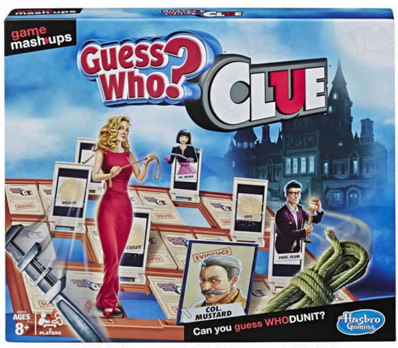 Game Mash Ups Guess Who Cluedo Boardgames