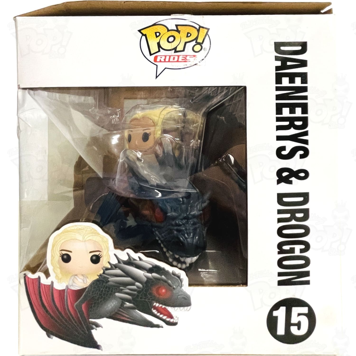 Funko - Figurine Game of Thrones - Drogon et Daenerys Pop Rides 15c