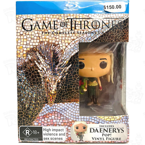 Game Of Thrones Season 1-6 Blu-Ray + Daenerys Pop Funko Vinyl
