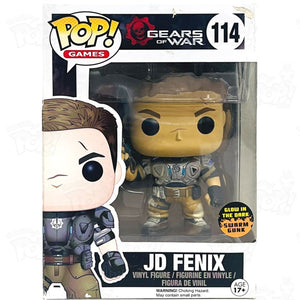 Gears Of War Jd Fenix (#114) Gitd Swamp Gunk Funko Pop Vinyl