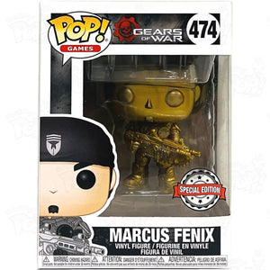 Gears Of War Marcus Fenix (#474) Gold Collectors Box Funko Pop Vinyl