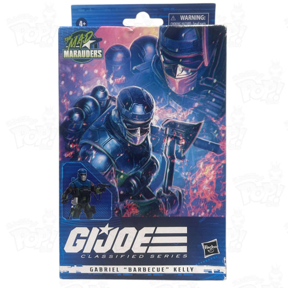 GI Joe Mad Marauders Gabriel “Barbecue” Kelly Classified Series 6” Scale Action Figure Loot