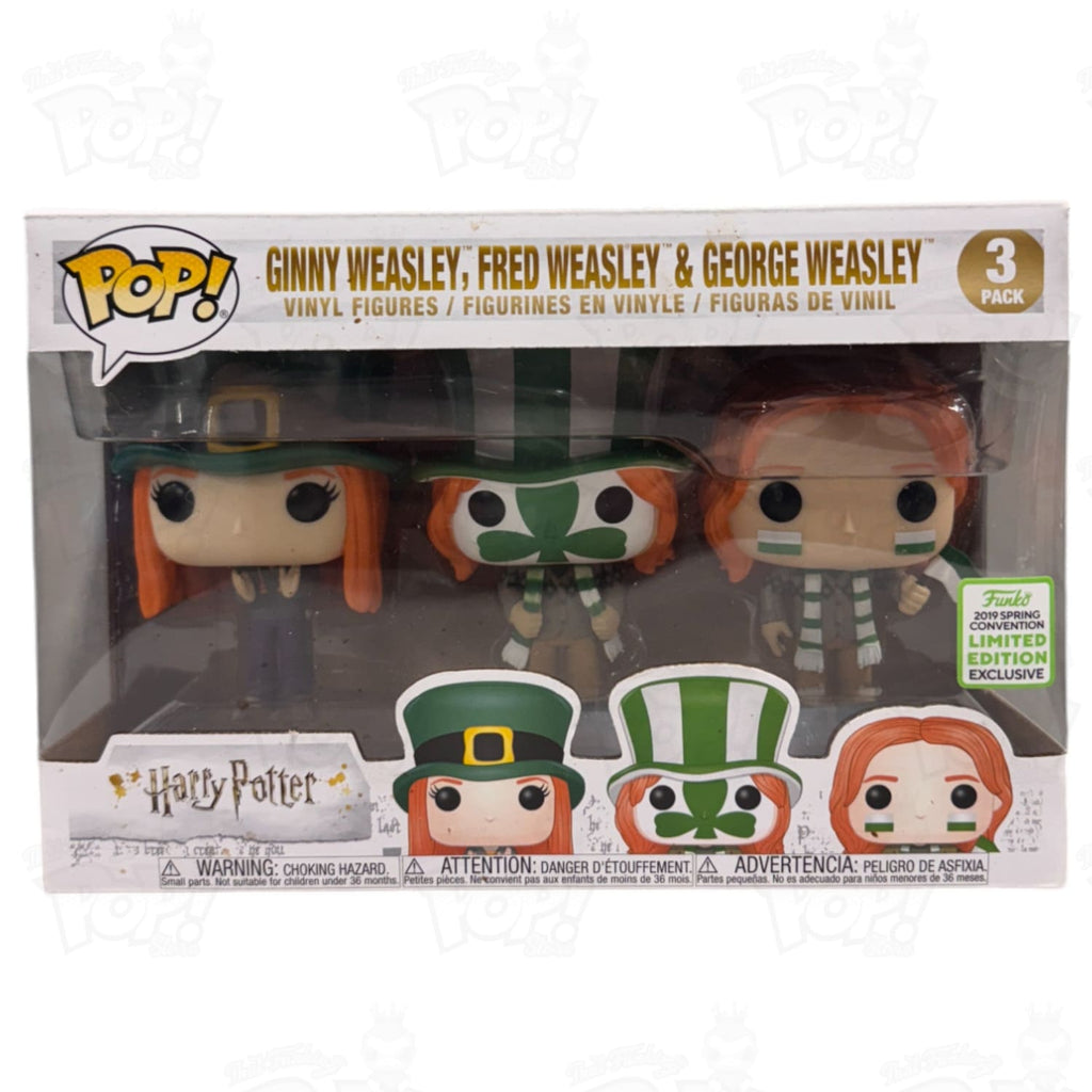 Funko Pop! Ginny Fred and George Weasley 2019 deals ECCC Spring Convention Exclusive