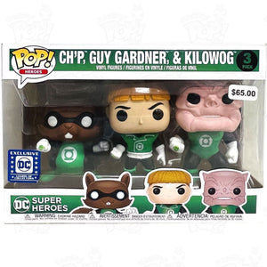 Green Lantern Ghp Guy Gardner & Kilowod (3-Pack) Funko Pop Vinyl