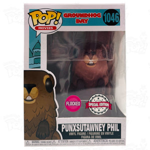 Groundhog Day Punxsutawney Phil (#1046) Flocked Funko Pop Vinyl