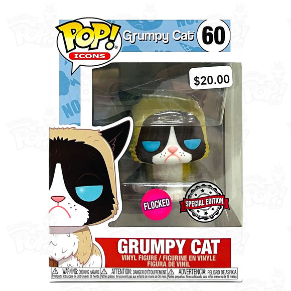 Grumpt Cat (#60) Flocked - That Funking Pop Store!