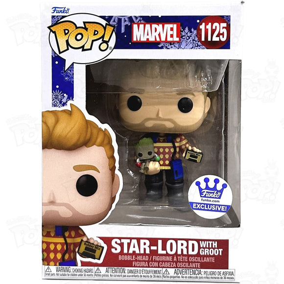 Guardians Of The Galaxy Star-Lord With Groot (#1125) Funko Pop Vinyl