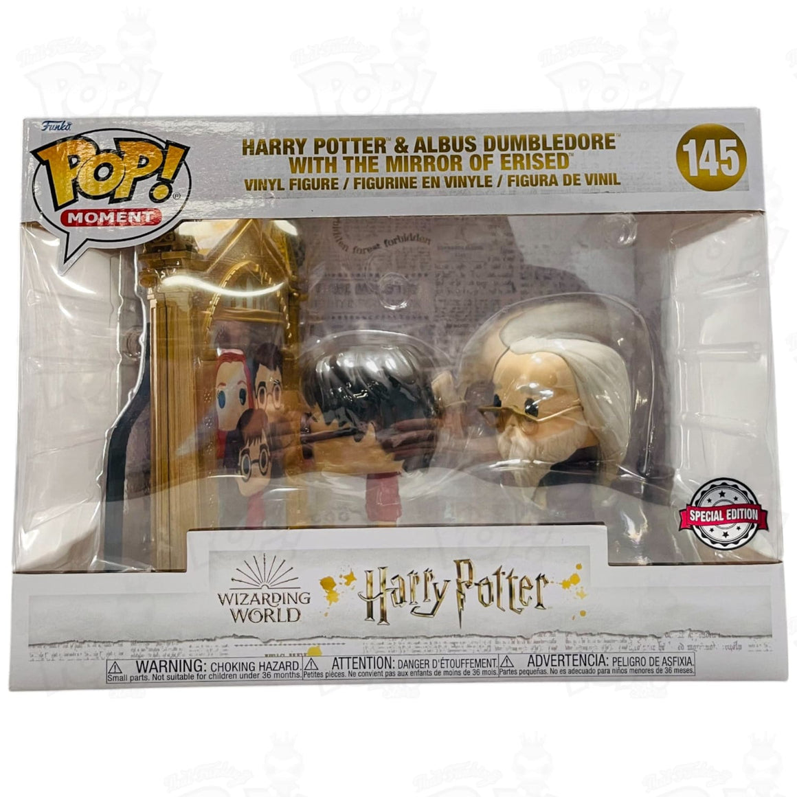 Harry Potter - Harry & Albus Dumbledore with the Mirror of Erised US Exclusive Movie Moments Pop! Vinyl main image 1
