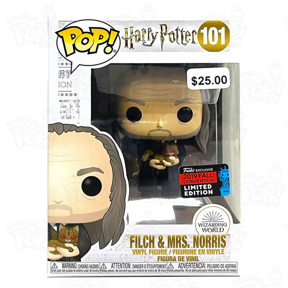 Harry Potter Filch & Mrs Norris (#101) 2019 Fall Convention - That Funking Pop Store!