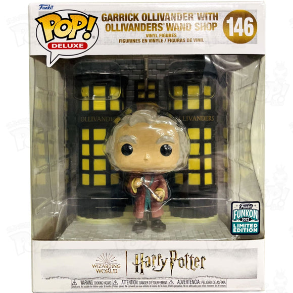 Harry Potter Garrick Ollivander With Wand Shop (#146) Funkon 2022 Funko Pop Vinyl