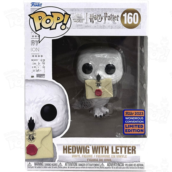Harry Potter Hedwig With Letter (#160) 2023 Wonderous Convention Funko Pop Vinyl