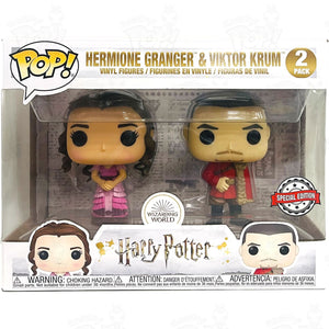 Harry Potter Hermione Granger & Victor Krum (2-Pack) Funko Pop Vinyl