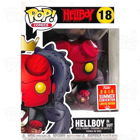 Hellboy In Suit (#18) 2018 Summer Convention Funko Pop Vinyl