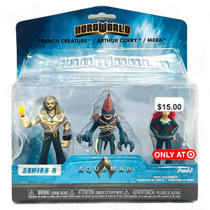 Heroworld Aquaman 3 Pack - That Funking Pop Store!
