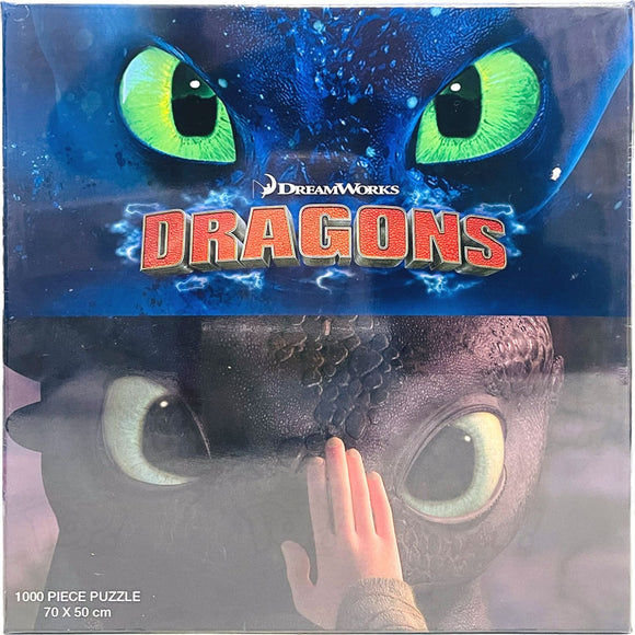 How To Train Your Dragon - 1000 Piece Jigsaw Puzzle Loot
