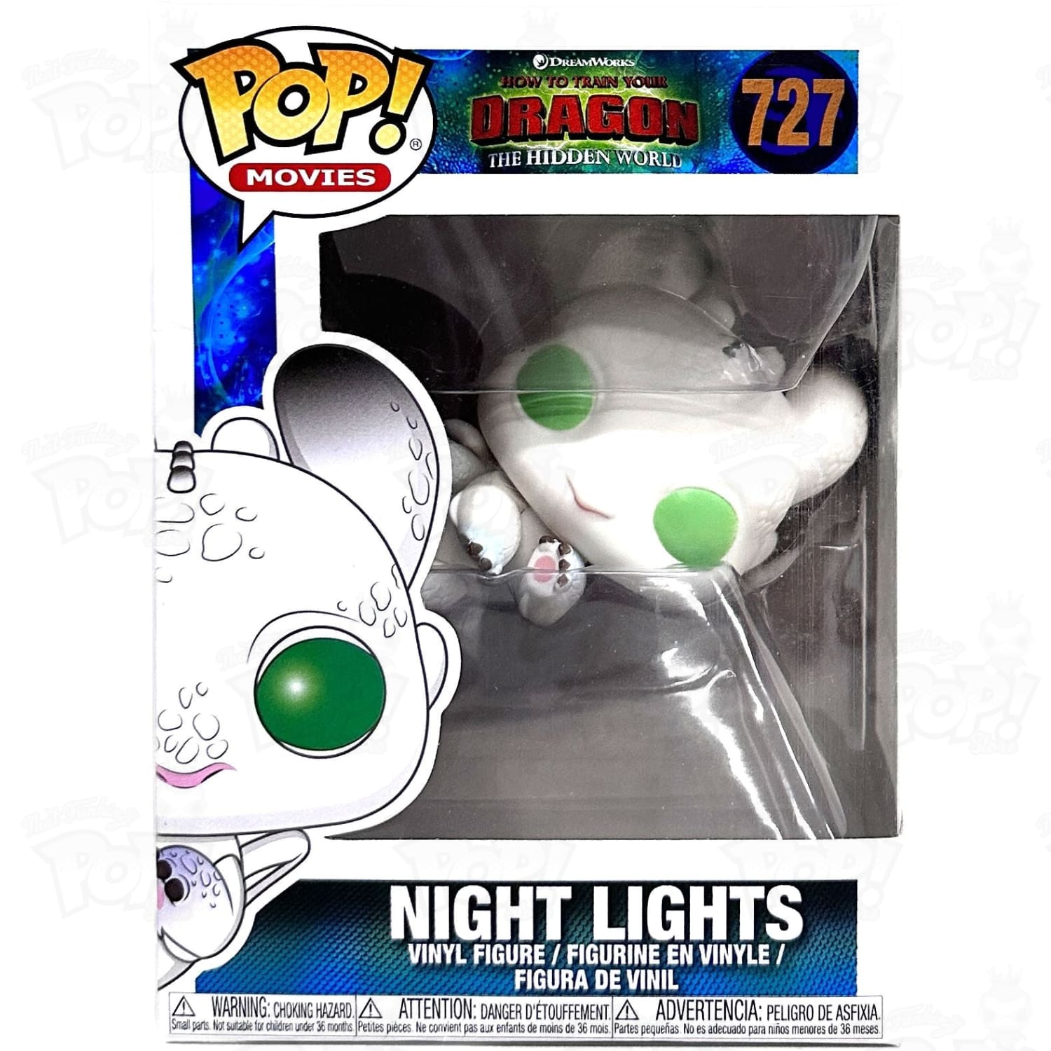 How to Train Your Dragon Night Lights Funko Pop 726 727 popular 728 with Pop Protectors